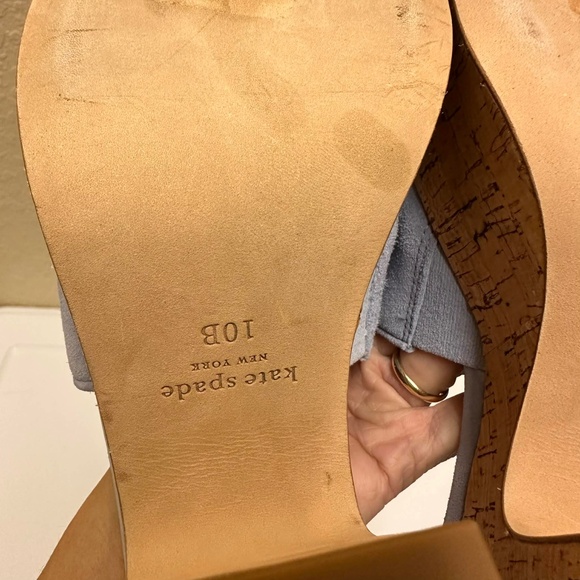 KATE SPADE NEW YORK Ibiza Slip-On Platform Wedge Sandals Size 10 – Excellent - Picture 5 of 8